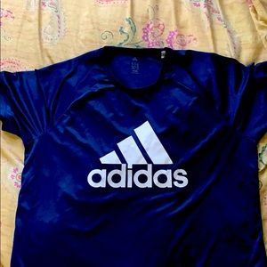 Navy Adidas Climalite T-shirt